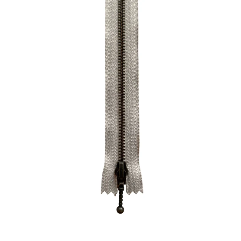 YKK Fixed Zipper Antique Brass 6 mm 35 cm - Buy Today